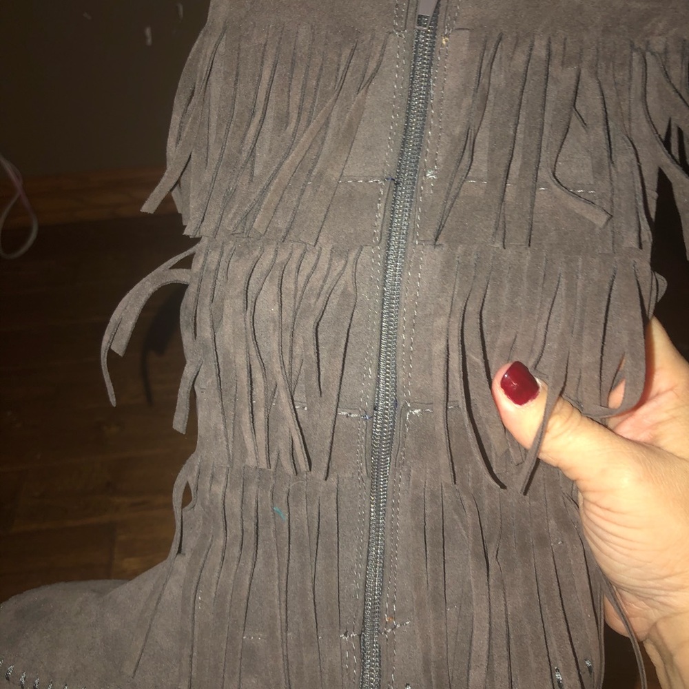 Suede Moccasin Style Boot